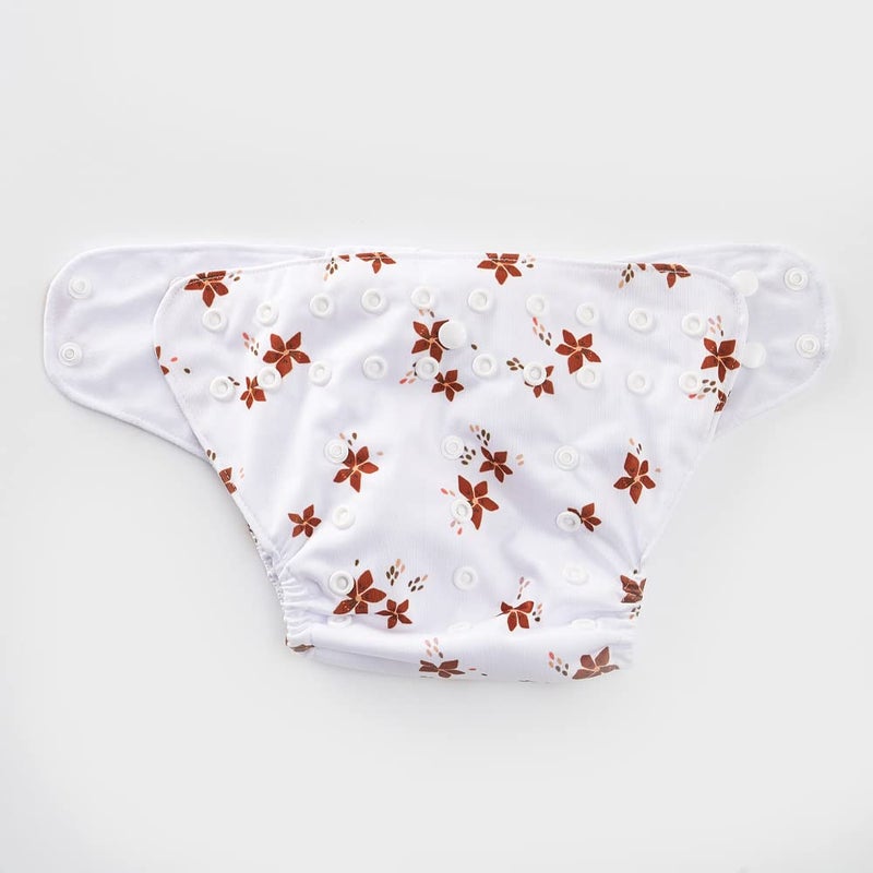 Happy Flute HappyFlute 9 Sets Newborn Baby Cloth Pocket Diapers One Size Adjustable Reusable for Baby Boys and Girls(6-33 pounds,0-3 Years),One Wet Bag+4Diapers and 4Inserts - Image 5